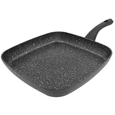 Blackmoor 28cm Griddle Pan/Non-Stick Ceramic-Coated, PFAS-Free, Suitable for All Hob Types/Black Classic Range 66170 Blackmoor 28cm Griddle Pan/Non-Stick Ceramic-Coated, PFAS-Free, Suitable for All Hob Types/Black Classic Range 66170