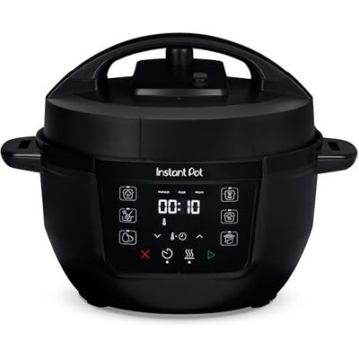 Instant Pot 3.8L Multicooker 7-in-1 Smart Cooker Pressure Cooker, Slow Cooker, Steamer, Sauté, Yogurt Maker, Egg Cooker and Food Warmer, Stainless Steel Inner Pot, Black Instant Pot 3.8L Multicooker 7-in-1 Smart Cooker Pressure Cooker, Slow Cooker, Steamer, Sauté, Yogurt Maker, Egg Cooker and Food Warmer, Stainless Steel Inner Pot, Black