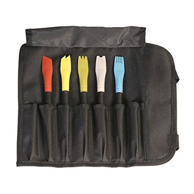 Mercer Culinary Silicone Brush Set, 6 pieces, 12x12x3 cm, M35615 Mercer Culinary Silicone Brush Set, 6 pieces, 12x12x3 cm, M35615