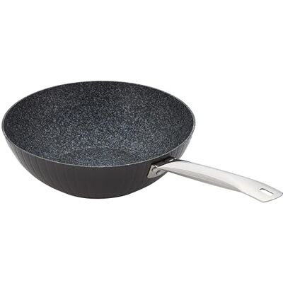 Judge Evertough 28cm Wok – Durable Hard Anodised Aluminium with 6-Layer Non-Stick Coating Judge Evertough 28cm Wok – Durable Hard Anodised Aluminium with 6-Layer Non-Stick Coating
