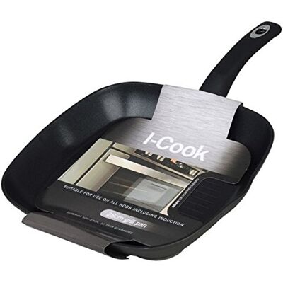 iCook I-Cook 28 cm Non Stick square Grill Pan iCook I-Cook 28 cm Non Stick square Grill Pan