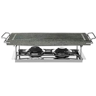 Premier Hot Stone Tabletop Griddle, Green Marble/Metal Premier Hot Stone Tabletop Griddle, Green Marble/Metal