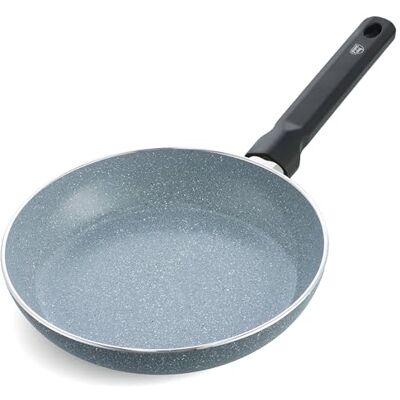 GreenChef Granite Ceramic Pro Healthy Ceramic Nonstick 32 cm Frying Pan Skillet, PFAS Free, Quartz Stone Look, Metal Utensil Safe, Suitable for all hobs including Induction, Oven Safe up to 160°C,Grey GreenChef Granite Ceramic Pro Healthy Ceramic Nonstick 32 cm Frying Pan Skillet, PFAS Free, Quartz Stone Look, Metal Utensil Safe, Suitable for all hobs including Induction, Oven Safe up to 160°C,Grey
