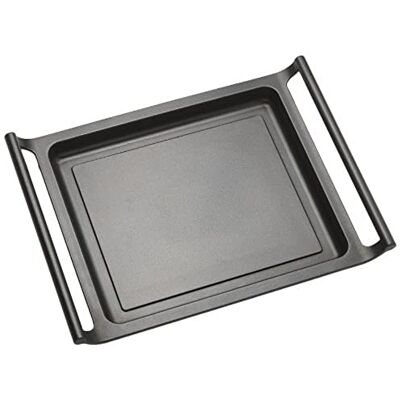 BRA isogona A271535 Efficient Aluminium Flat Square Grill Pan, 35 cm, Cast, Grey BRA isogona A271535 Efficient Aluminium Flat Square Grill Pan, 35 cm, Cast, Grey