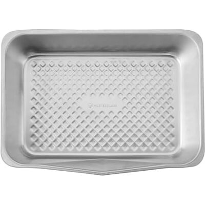 MasterClass Recycled Aluminum Roasting Pan, Large Roasting Tray for Oven with Pouring Spout, 40x29cm Superior Heat Distribution & Warp Resistant MasterClass Recycled Aluminum Roasting Pan, Large Roasting Tray for Oven with Pouring Spout, 40x29cm Superior Heat Distribution & Warp Resistant