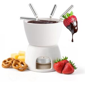 joeji's Kitchen 7 in 1 Chocolate Fondue Set Complete Cheese Fondue Sets with Fondue Pot Candle & 4 Forks Non Electric Fondue Set Heated with a Tealight Dishwasher-Safe Fondue Mug joeji's Kitchen 7 in 1 Chocolate Fondue Set Complete Cheese Fondue Sets with Fondue Pot Candle & 4 Forks Non Electric Fondue Set Heated with a Tealight Dishwasher-Safe Fondue Mug
