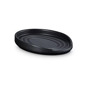 LE CREUSET Stoneware Oval Spoon Rest Matte Black, 71507150000099 LE CREUSET Stoneware Oval Spoon Rest Matte Black, 71507150000099