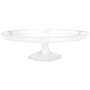 amscan Clear Large Dessert Stand 34.2cm-1 Pc