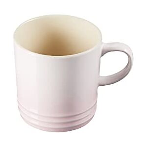 LE CREUSET Stoneware Coffee Mug, 350 ml, Shell Pink, 7030235777000 LE CREUSET Stoneware Coffee Mug, 350 ml, Shell Pink, 7030235777000