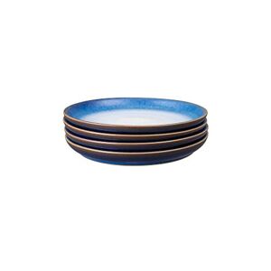 Denby 421048923 Blue Haze 4 Piece Small Coupe Plate Set