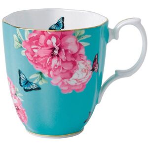 Royal Albert Miranda Kerr Friendship 40001826 Mug 0.40ltr, Turquoise, Fine Bone China Royal Albert Miranda Kerr Friendship 40001826 Mug 0.40ltr, Turquoise, Fine Bone China