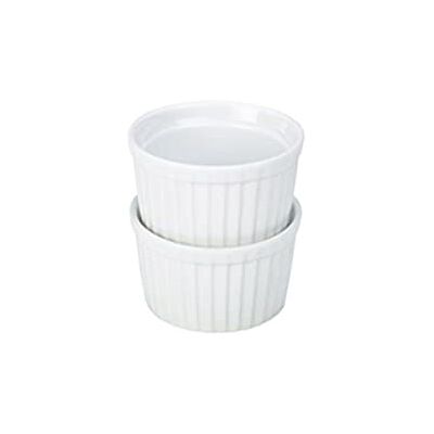 Genware NEV-RAM6-W Stacking Ramekin, 6.5 cm, White (Pack of 12) Genware NEV-RAM6-W Stacking Ramekin, 6.5 cm, White (Pack of 12)