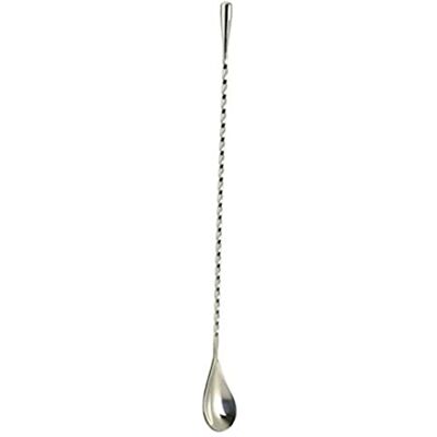 Genware NEV-BS-T30 Teardrop Bar Spoon, 30 cm Genware NEV-BS-T30 Teardrop Bar Spoon, 30 cm