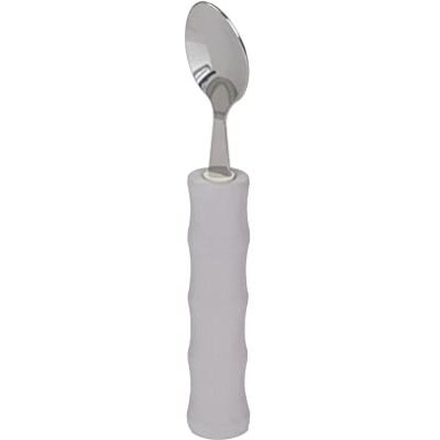 Sammons Preston Homecraft Standard Foam Cutlery, Arthritis Aids, For Weak Grip, Easy Grip Eating Utensils for Elderly or Disabled, Teaspoon, Ivory, 1 count Sammons Preston Homecraft Standard Foam Cutlery, Arthritis Aids, For Weak Grip, Easy Grip Eating Utensils for Elderly or Disabled, Teaspoon, Ivory, 1 count
