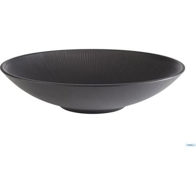 APS Nero 85062 Bowl Diameter 30 cm Height 7 cm Melamine Black 2.2 litres APS Nero 85062 Bowl Diameter 30 cm Height 7 cm Melamine Black 2.2 litres