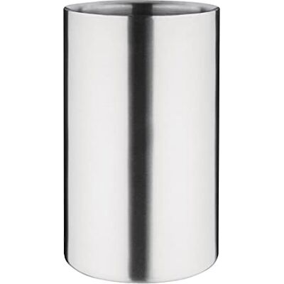 Olympia Brushed Stainless Steel Double Wall Wine Cooler, 200x120mm Olympia Brushed Stainless Steel Double Wall Wine Cooler, 200x120mm