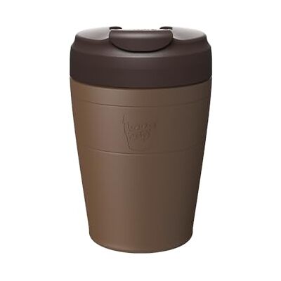 KeepCup Commuter, Insulated Stainless Steel Travel Mug with Leakproof One-Handed Flip Lid, Recycled Steel, BPA Free, Dishwasher Safe, 340ml 12oz Chocolate KeepCup Commuter, Insulated Stainless Steel Travel Mug with Leakproof One-Handed Flip Lid, Recycled Steel, BPA Free, Dishwasher Safe, 340ml 12oz Chocolate