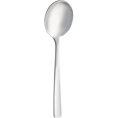 Grunwerg Strand Collection Soup Spoons, 18/0 Stainless Steel, Set of 12 Grunwerg Strand Collection Soup Spoons, 18/0 Stainless Steel, Set of 12