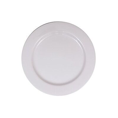 Genware NEV-MEL9PL Melamine Dinner Plate, 9", White (Pack of 12) Genware NEV-MEL9PL Melamine Dinner Plate, 9", White (Pack of 12)