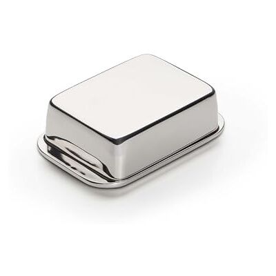 Weis 14259 Double Walled Butter Dish for 250 g Butter Stainless Steel Weis 14259 Double Walled Butter Dish for 250 g Butter Stainless Steel