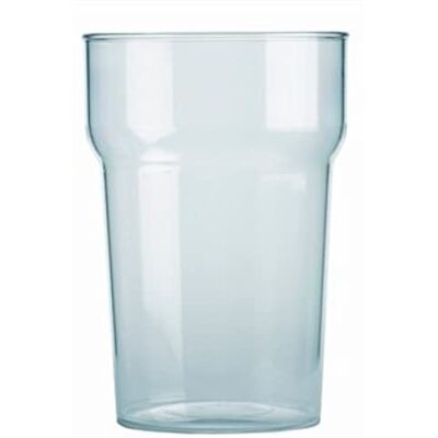 Stalwart CC564 Polycarbonate Nonic Stacking Pint Glass Stalwart CC564 Polycarbonate Nonic Stacking Pint Glass