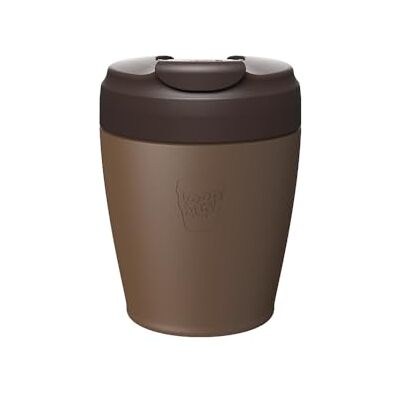 KeepCup Commuter, Insulated Stainless Steel Travel Mug with Leakproof One-Handed Flip Lid, Recycled Steel, BPA Free, Dishwasher Safe, 227ml 8oz Chocolate KeepCup Commuter, Insulated Stainless Steel Travel Mug with Leakproof One-Handed Flip Lid, Recycled Steel, BPA Free, Dishwasher Safe, 227ml 8oz Chocolate