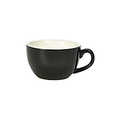 Genware NEV-322125BK Royal Bowl Shaped Cup, 25 cl, Black (Pack of 6) Genware NEV-322125BK Royal Bowl Shaped Cup, 25 cl, Black (Pack of 6)