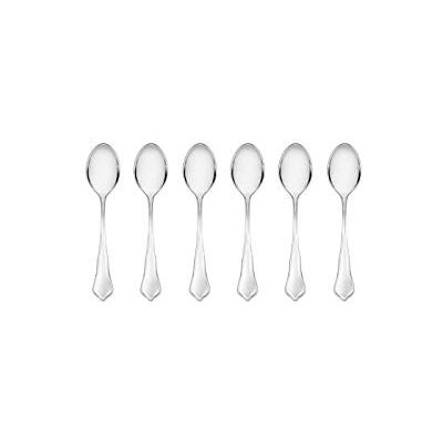 Gerlach G01-0030P-ZHEX-06PU-S1S1-01 Flatware Serving Set with 6 Pieces of Tea Spoons Onda Box and shine-G01-0030P-ZHEX-06PU-S1S1-01, Stainless Steel Gerlach G01-0030P-ZHEX-06PU-S1S1-01 Flatware Serving Set with 6 Pieces of Tea Spoons Onda Box and shine-G01-0030P-ZHEX-06PU-S1S1-01, Stainless Steel