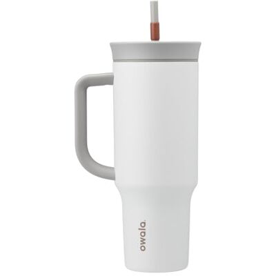 Owala Travel Tumbler with Handle, 1185ml, Iced Tea Triple-layer insulated tumbler with straw lid and carry handle for cold drinks, road trips, commuting, school, and travel Owala Travel Tumbler with Handle, 1185ml, Iced Tea Triple-layer insulated tumbler with straw lid and carry handle for cold drinks, road trips, commuting, school, and travel