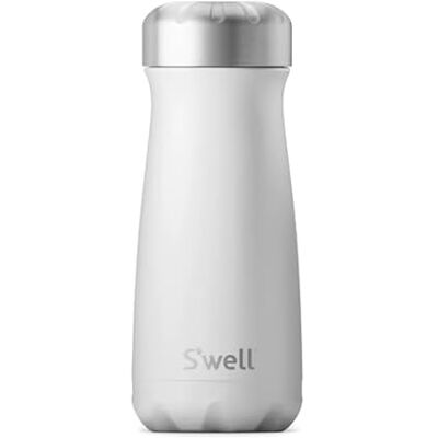 S'well Stainless Steel Traveler Triple-Layered Vacuum-Insulated Travel Mug Keeps Coffee, Tea and Drinks Cold and Hot BPA-Free Water Bottle, Moonstone S'well Stainless Steel Traveler Triple-Layered Vacuum-Insulated Travel Mug Keeps Coffee, Tea and Drinks Cold and Hot BPA-Free Water Bottle, Moonstone