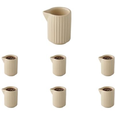 APS The Grid 19021 Pourer Porcelain Diameter 4.5 cm 40 ml Sand Colour Stackable Set of 6 APS The Grid 19021 Pourer Porcelain Diameter 4.5 cm 40 ml Sand Colour Stackable Set of 6