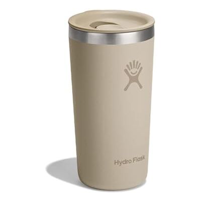 Hydro Flask – All Around Tumbler Press-In Lid 355 ml (12 oz) Insulated Stainless Steel – Leak & Splash-Resistant, Cupholder Compatible – Keeps Drinks Cold 24 Hrs & Hot 12 Hrs – Oat Hydro Flask – All Around Tumbler Press-In Lid 355 ml (12 oz) Insulated Stainless Steel – Leak & Splash-Resistant, Cupholder Compatible – Keeps Drinks Cold 24 Hrs & Hot 12 Hrs – Oat