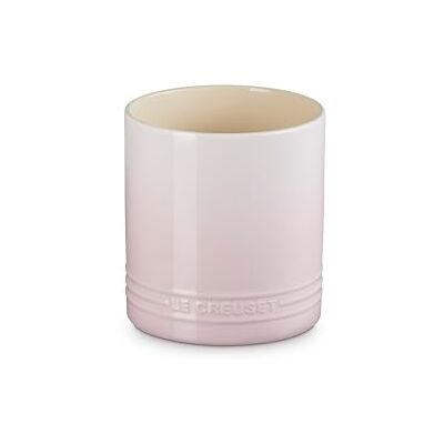 LE CREUSET Stoneware Signature Utensil Jar, Shell Pink LE CREUSET Stoneware Signature Utensil Jar, Shell Pink