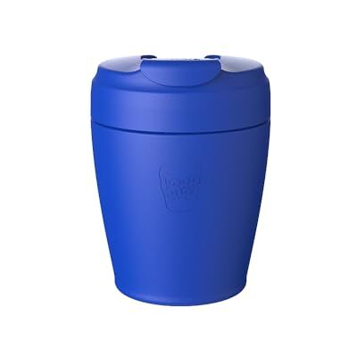 KeepCup Commuter, Insulated Stainless Steel Travel Mug with Leakproof One-Handed Flip Lid, Recycled Steel, BPA Free, Dishwasher Safe, 227ml 8oz Electric Blue KeepCup Commuter, Insulated Stainless Steel Travel Mug with Leakproof One-Handed Flip Lid, Recycled Steel, BPA Free, Dishwasher Safe, 227ml 8oz Electric Blue