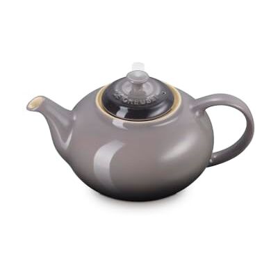 LE CREUSET Stoneware Teapot with Stainless Steel Infuser, 1.3l, Flint LE CREUSET Stoneware Teapot with Stainless Steel Infuser, 1.3l, Flint