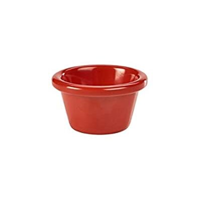 Genware NEV-S278-05 Smooth Ramekin, 2 oz., Red Genware NEV-S278-05 Smooth Ramekin, 2 oz., Red