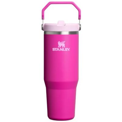 Stanley 1913 Flip Straw Tumbler 0.89L Violet Blossom Keeps Cold For 12+ Hours Easy To Carry Dishwasher Safe Stainless Steel Bottle With Straw Stanley 1913 Flip Straw Tumbler 0.89L Violet Blossom Keeps Cold For 12+ Hours Easy To Carry Dishwasher Safe Stainless Steel Bottle With Straw