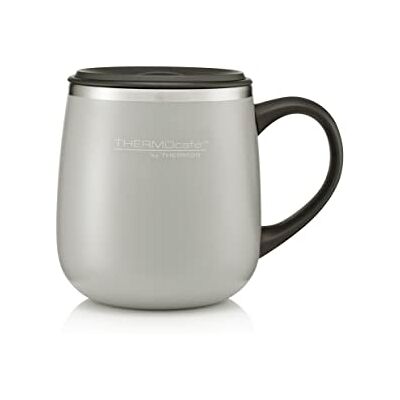 THERMOcafè by Thermos Silver 280 ml Earth Collection Desk Mug THERMOcafè by Thermos Silver 280 ml Earth Collection Desk Mug