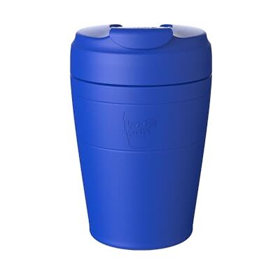KeepCup Commuter, Insulated Stainless Steel Travel Mug with Leakproof One-Handed Flip Lid, Recycled Steel, BPA Free, Dishwasher Safe, 340ml 12oz Electric Blue KeepCup Commuter, Insulated Stainless Steel Travel Mug with Leakproof One-Handed Flip Lid, Recycled Steel, BPA Free, Dishwasher Safe, 340ml 12oz Electric Blue