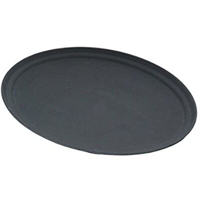 Genware NEV-GG2700BLK Oval Tray, Gen-Grip, 27" Non-Slip, Black Genware NEV-GG2700BLK Oval Tray, Gen-Grip, 27" Non-Slip, Black