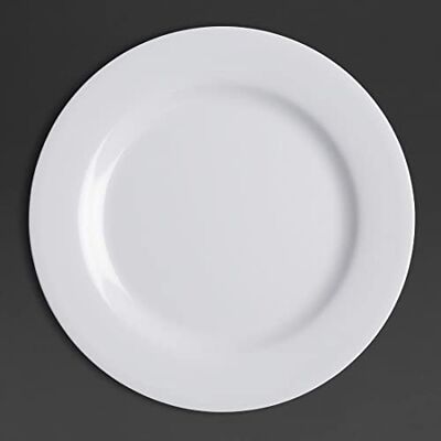 Olympia Kristallon Melamine Dinner Plates 254mm Pack of 6 CD295 Chip-resistant construction prevents damage, offering long-lasting durability for busy commercial catering environments. Olympia Kristallon Melamine Dinner Plates 254mm Pack of 6 CD295 Chip-resistant construction prevents damage, offering long-lasting durability for busy commercial catering environments.