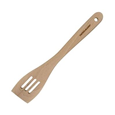 Fackelmann 31042 Slotted Kitchen Spatula, Wood, 30 x 6 cm, Brown Fackelmann 31042 Slotted Kitchen Spatula, Wood, 30 x 6 cm, Brown
