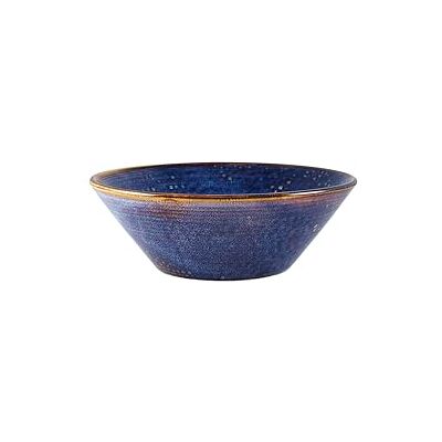 Genware Terra Porcelain, Aqua Blue, Conical Bowl, 195mm, CN-PBL19, Pack of 6 Genware Terra Porcelain, Aqua Blue, Conical Bowl, 195mm, CN-PBL19, Pack of 6