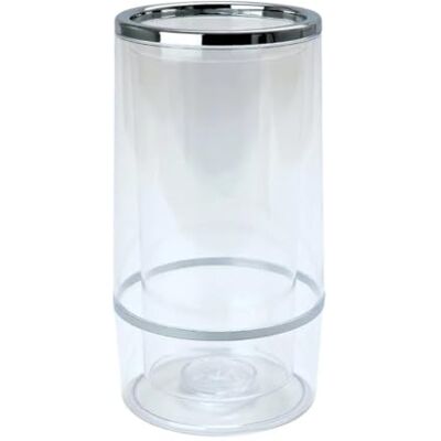 Beaumont Plastic Wine Cooler Clear Single Bottle Design, Lightweight, Easy to Clean, 234mm Height, Ideal for Bars, Diners, and Restaurants Beaumont Plastic Wine Cooler Clear Single Bottle Design, Lightweight, Easy to Clean, 234mm Height, Ideal for Bars, Diners, and Restaurants