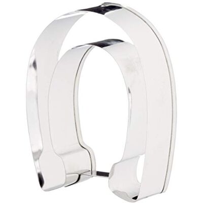Städter Staedter Horseshoe Cookie Cutter, Stainless Steel, Silver, 7 cm Städter Staedter Horseshoe Cookie Cutter, Stainless Steel, Silver, 7 cm
