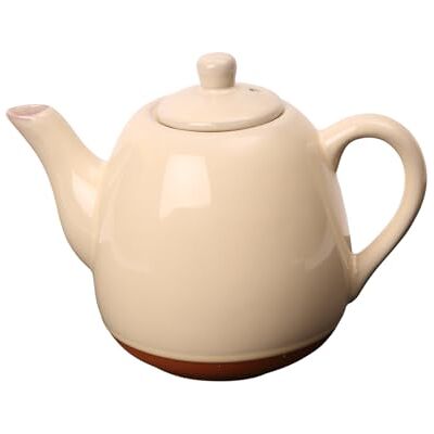 Dexam Sintra Glazed 800ml Terracotta Teapot Stone Dexam Sintra Glazed 800ml Terracotta Teapot Stone