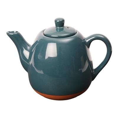 Dexam Sintra Glazed 1200ml Terracotta Teapot Ink Blue Dexam Sintra Glazed 1200ml Terracotta Teapot Ink Blue