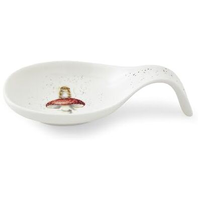 Wrendale Designs Royal Worcester Ceramic Spoon Rest He is Funghi Mouse”, White Wrendale Designs Royal Worcester Ceramic Spoon Rest He is Funghi Mouse”, White