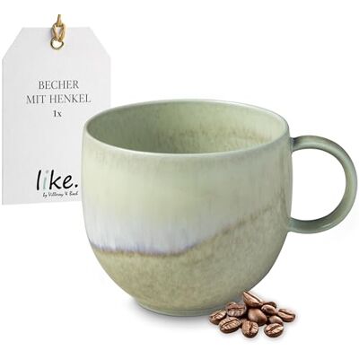 Villeroy & Boch – Perlemor Alga Mug, 290 ml, Premium Porcelain Cup for Coffee and Tea, Dishwasher-Safe, Microwave-Safe, Green Villeroy & Boch – Perlemor Alga Mug, 290 ml, Premium Porcelain Cup for Coffee and Tea, Dishwasher-Safe, Microwave-Safe, Green