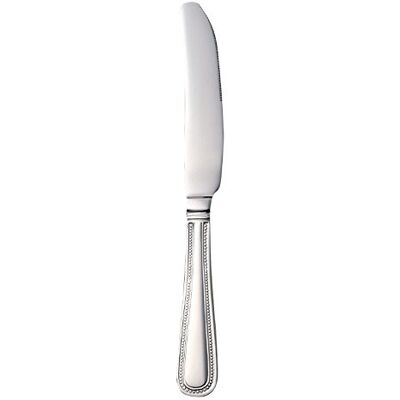 Olympia C125 Bead Solid Handle Table Knife, High Polish Finish, 18/0, Stainless Steel, 225 mm Length (Pack of 12) Olympia C125 Bead Solid Handle Table Knife, High Polish Finish, 18/0, Stainless Steel, 225 mm Length (Pack of 12)